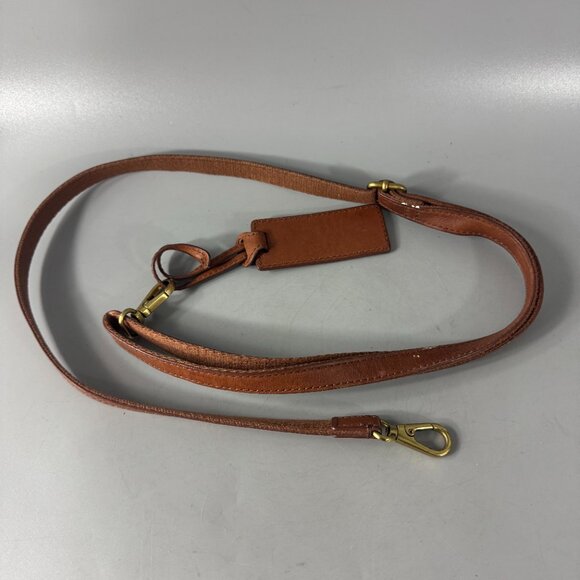 Fossil Brown Leather Adjustable Strap with Matching Hanging Tag - Picture 5 of 8